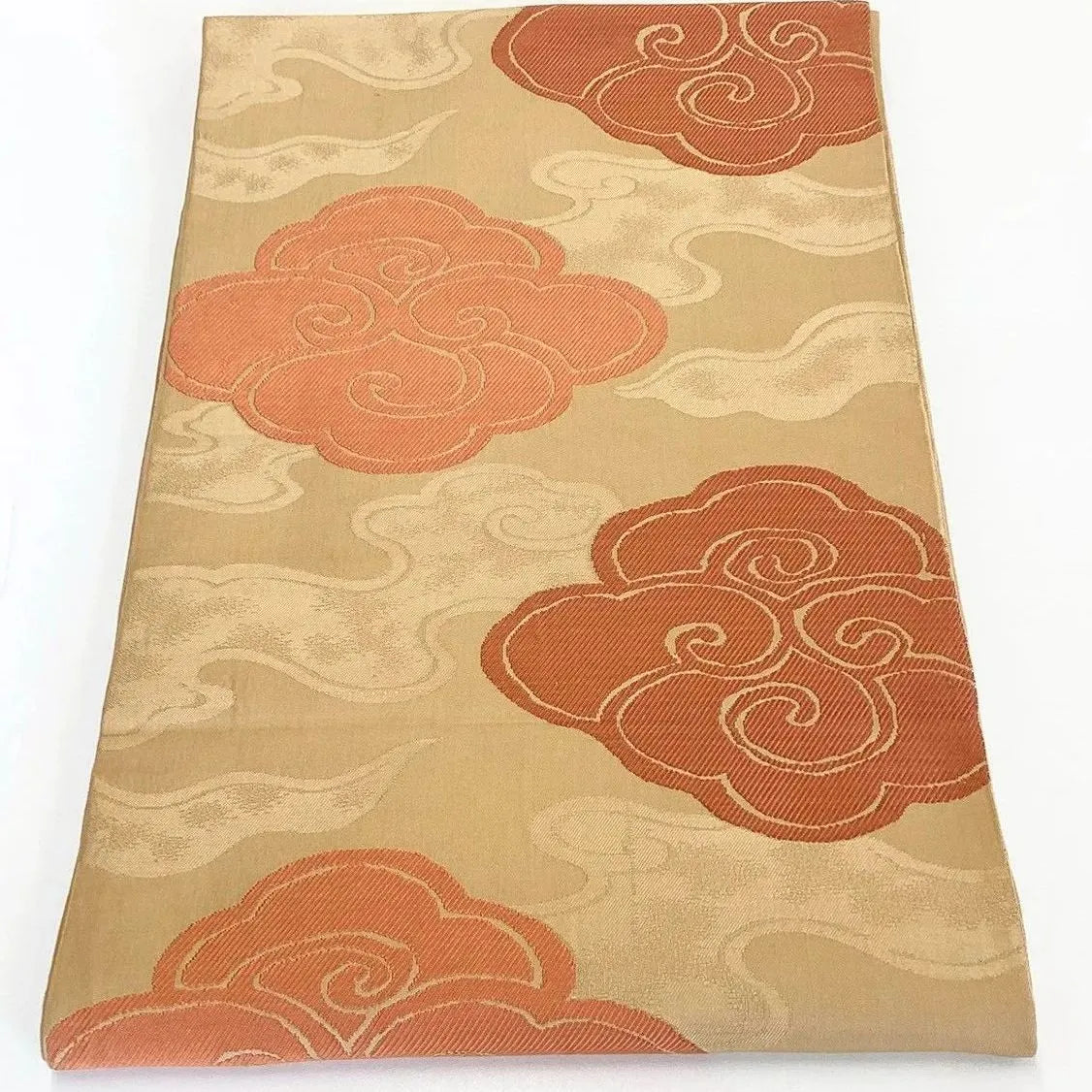 7286# Japanese Vintage Fukuro Obi Belt Kimono Fabric Silk Traditional