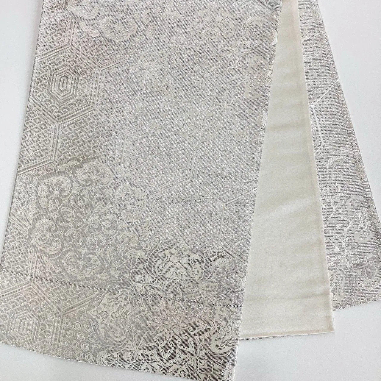 7300# Japanese Vintage Fukuro Obi Belt Kimono Fabric Silk Traditional