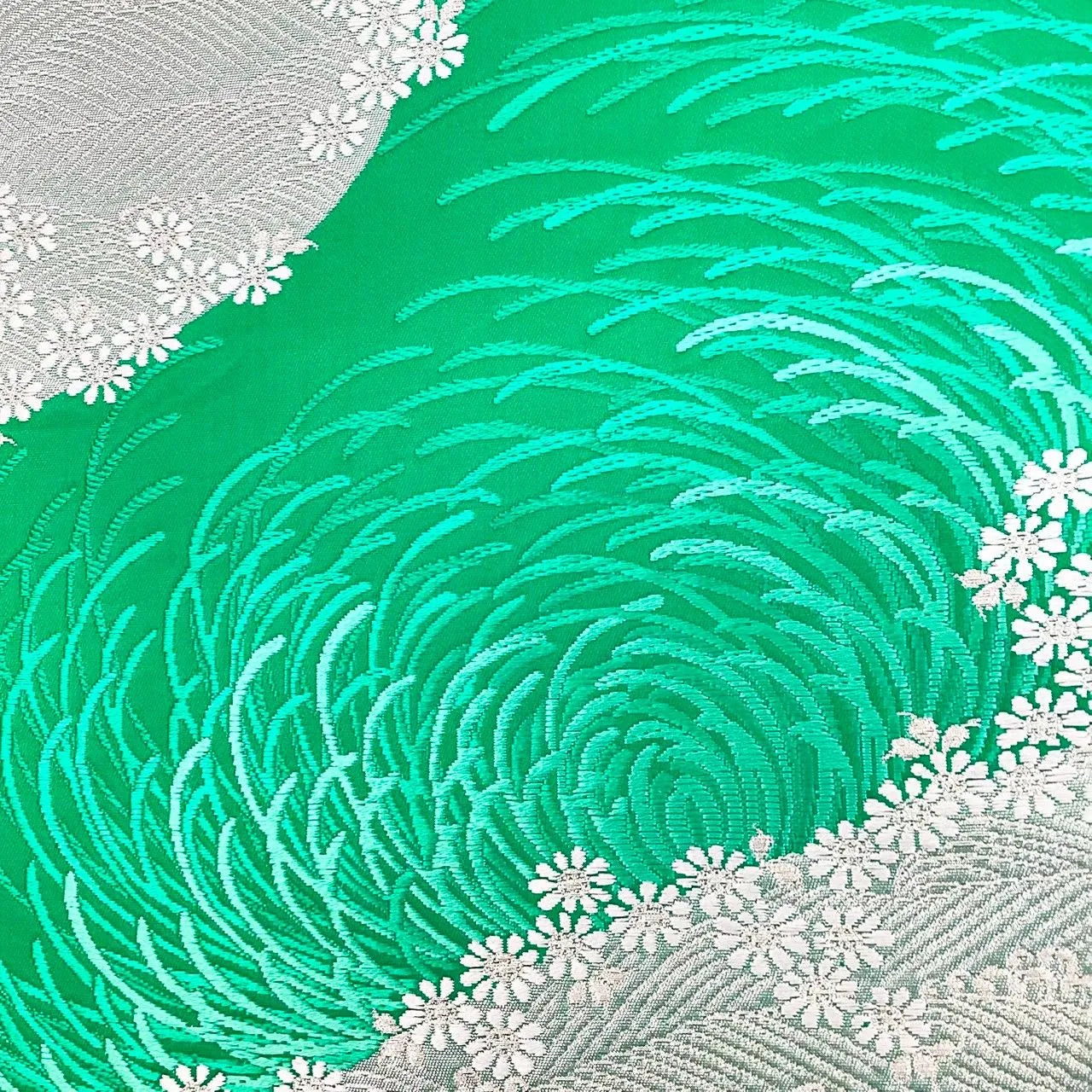 7303# Japanese Vintage Fukuro Obi Belt Kimono Fabric Silk Traditional