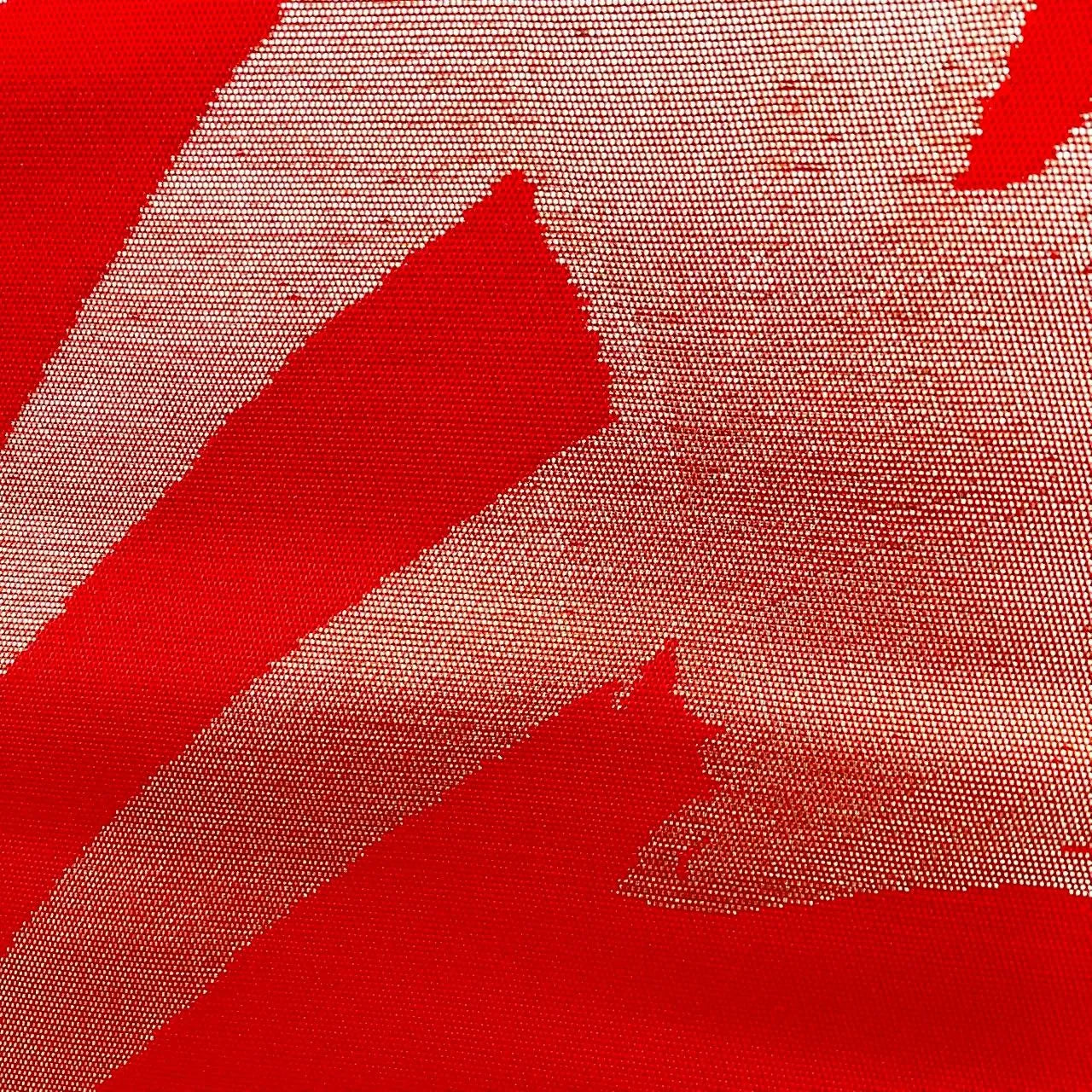 7304# Japanese Vintage Fukuro Obi Belt Kimono Fabric Silk Traditional