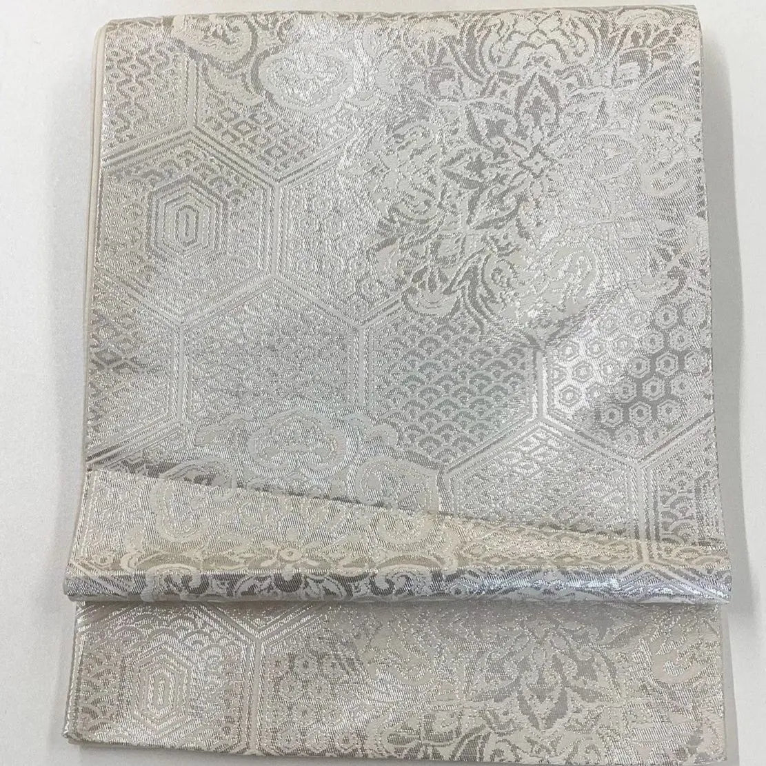 7300# Japanese Vintage Fukuro Obi Belt Kimono Fabric Silk Traditional