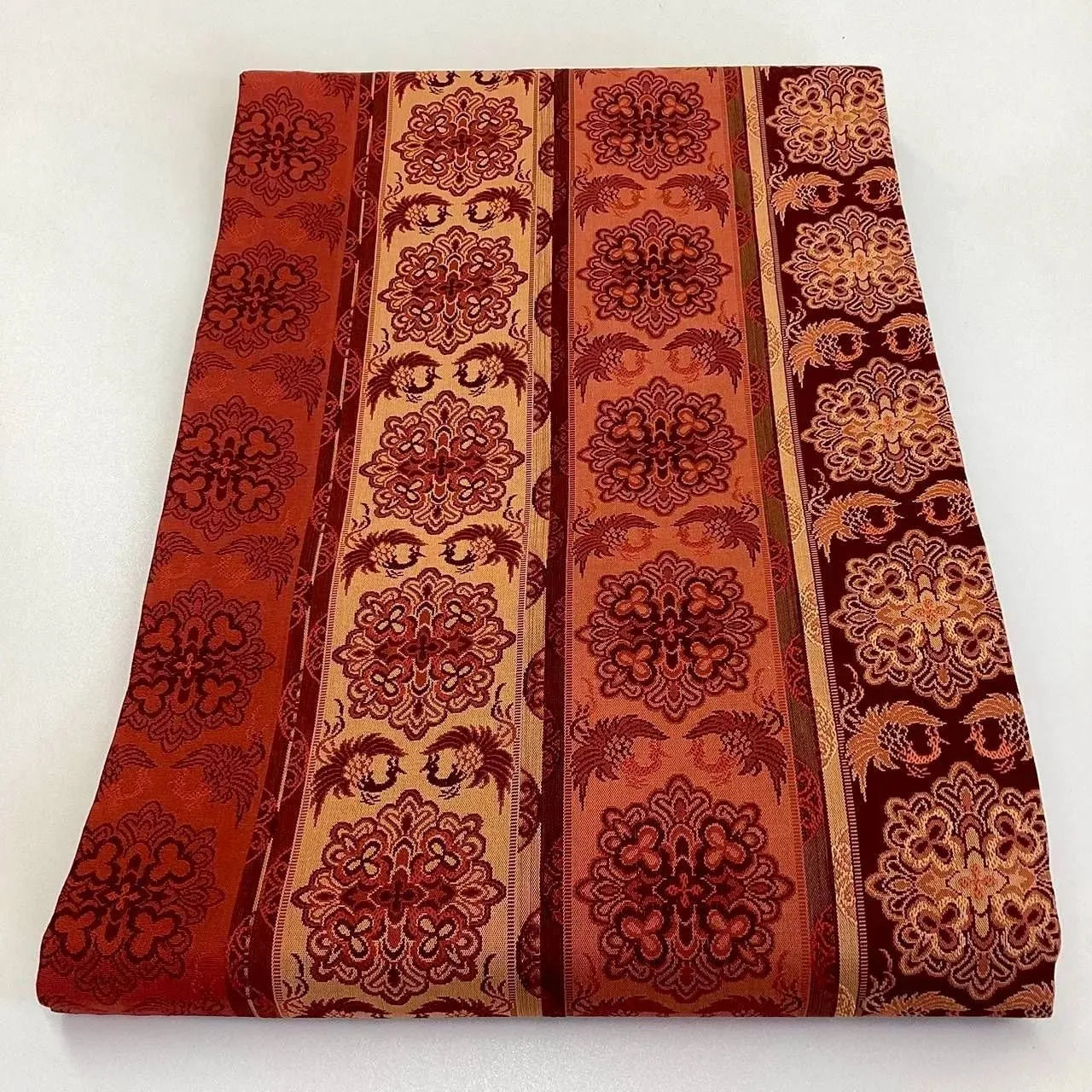 5714# Japanese Vintage Nagoya Obi Belt Kimono Fabric Silk Traditional