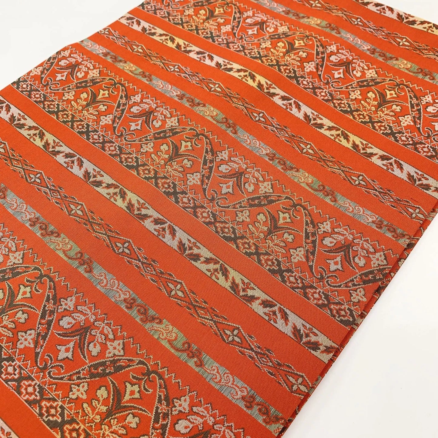 5593# Japanese Vintage Nagoya Obi Belt Kimono Fabric Silk Traditional