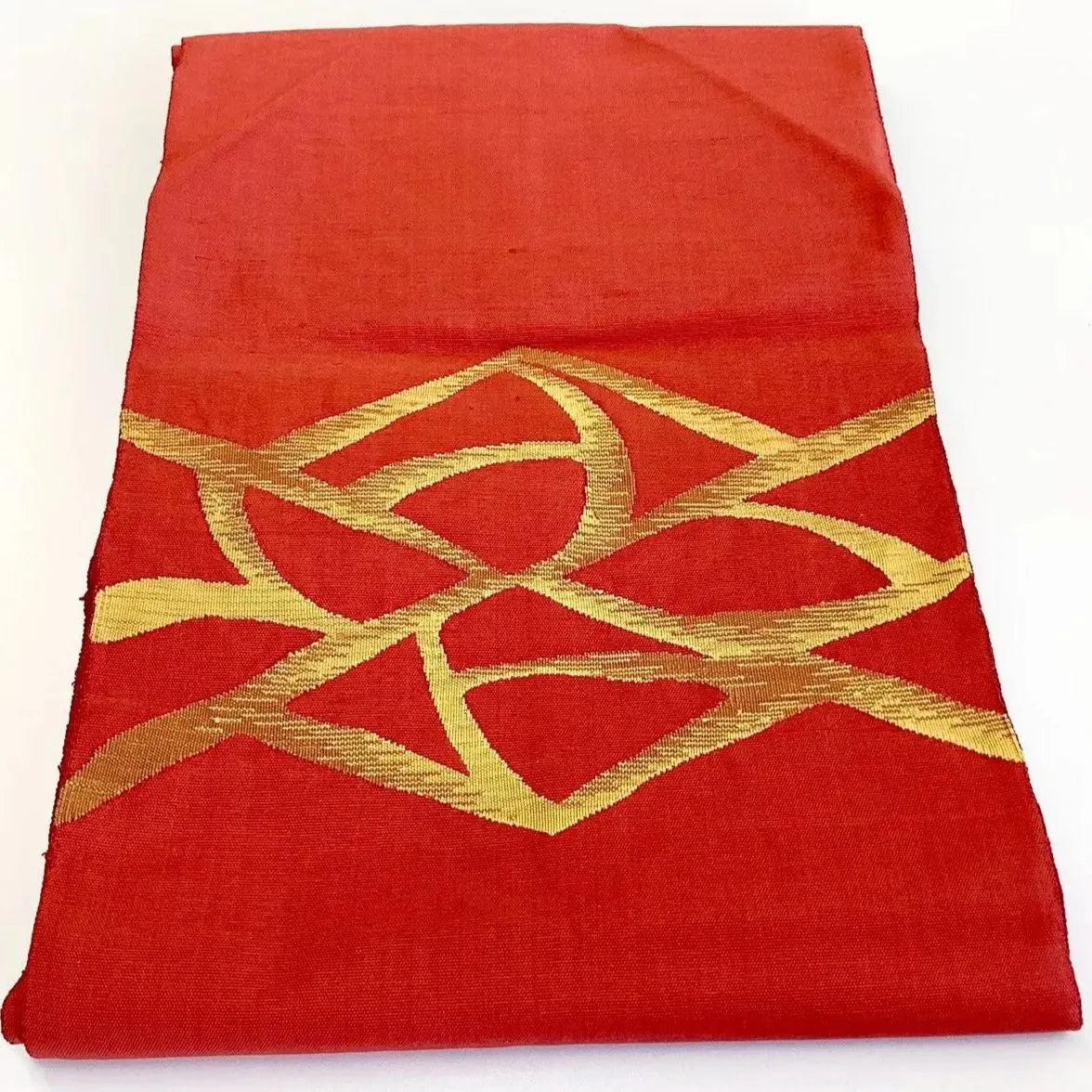 5647# Japanese Vintage Nagoya Obi Belt Kimono Fabric Silk Traditional