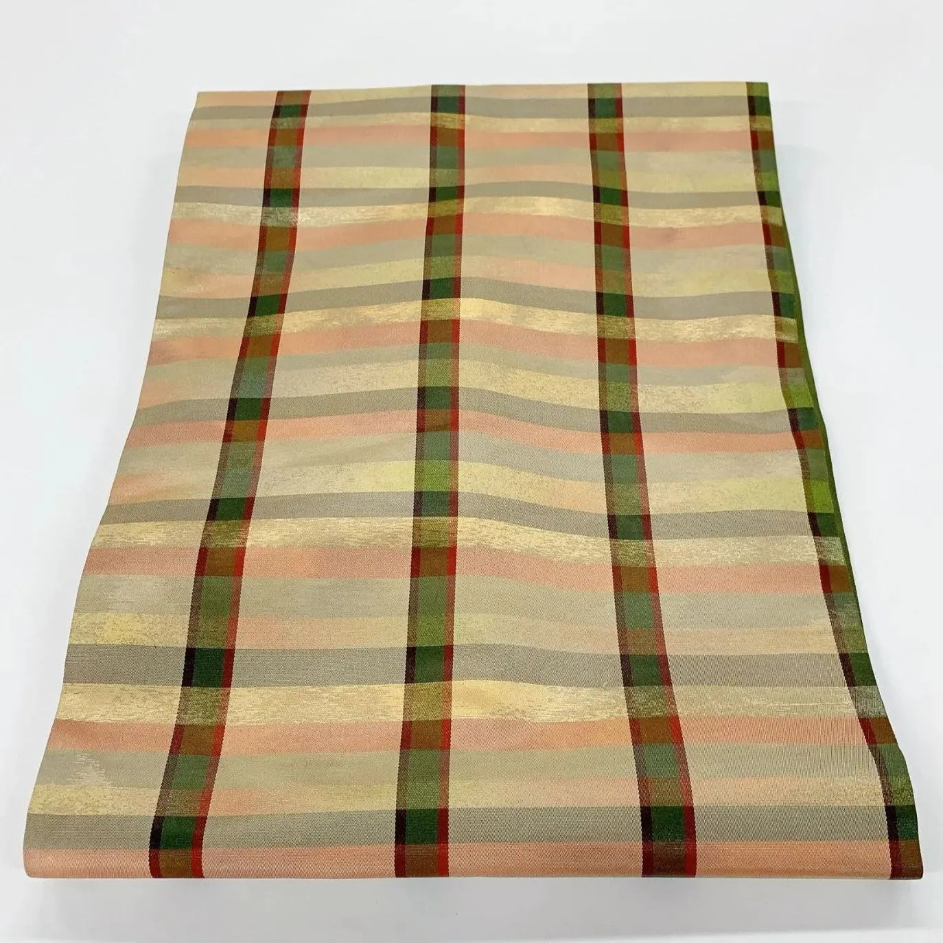 5592# Japanese Vintage Nagoya Obi Belt Kimono Fabric Silk Traditional