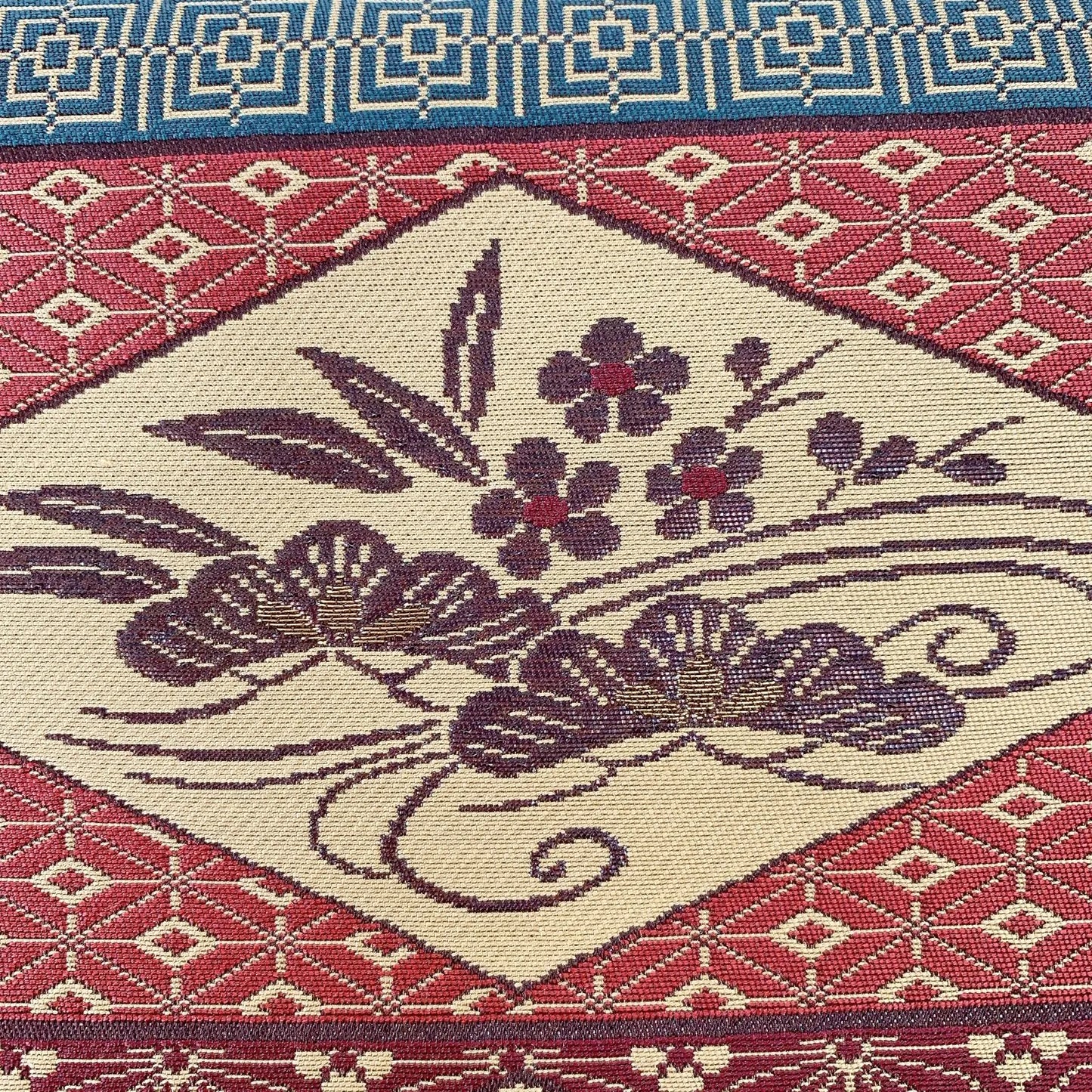 5589# Japanese Vintage Nagoya Obi Belt Kimono Fabric Silk Traditional