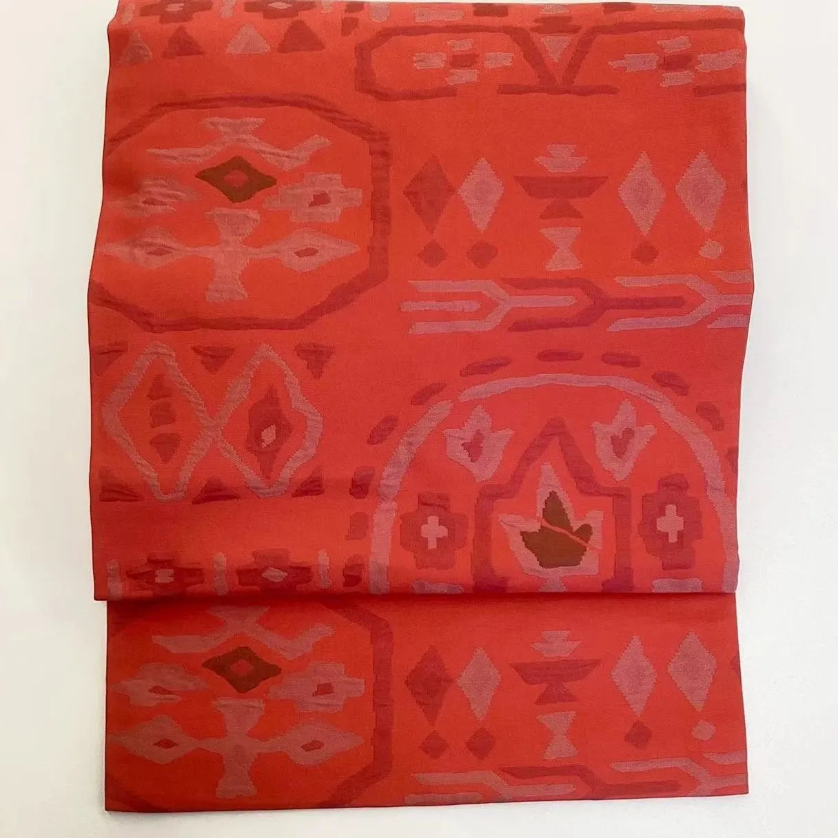 5665# Japanese Vintage Nagoya Obi Belt Kimono Fabric Silk Traditional