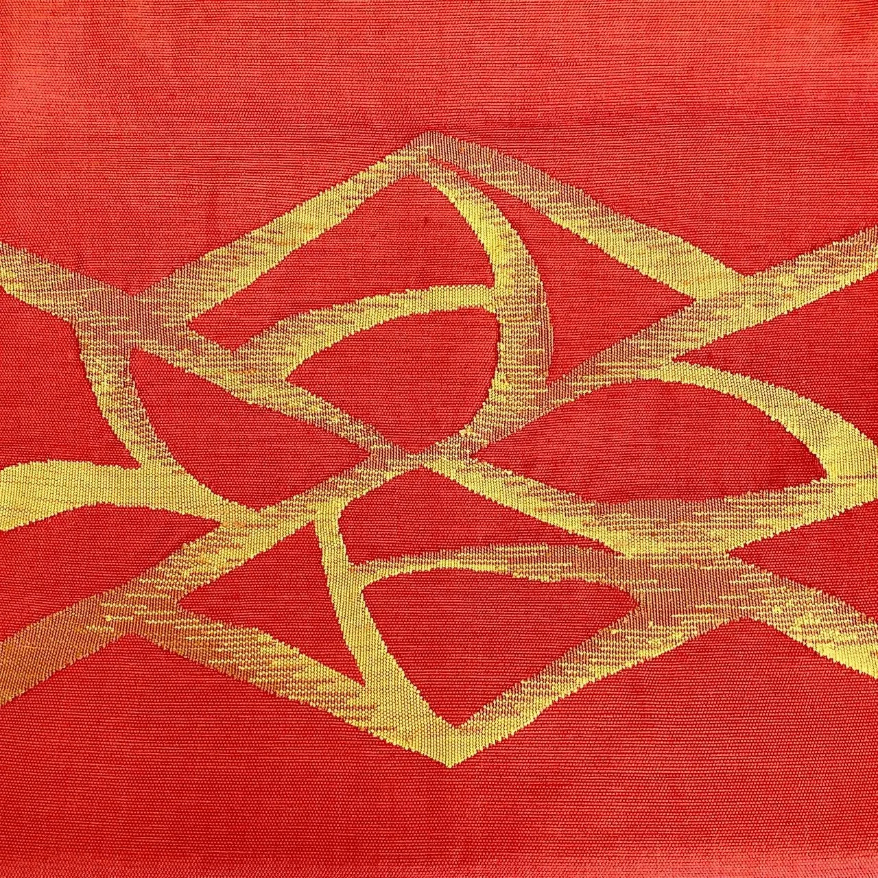 5647# Japanese Vintage Nagoya Obi Belt Kimono Fabric Silk Traditional