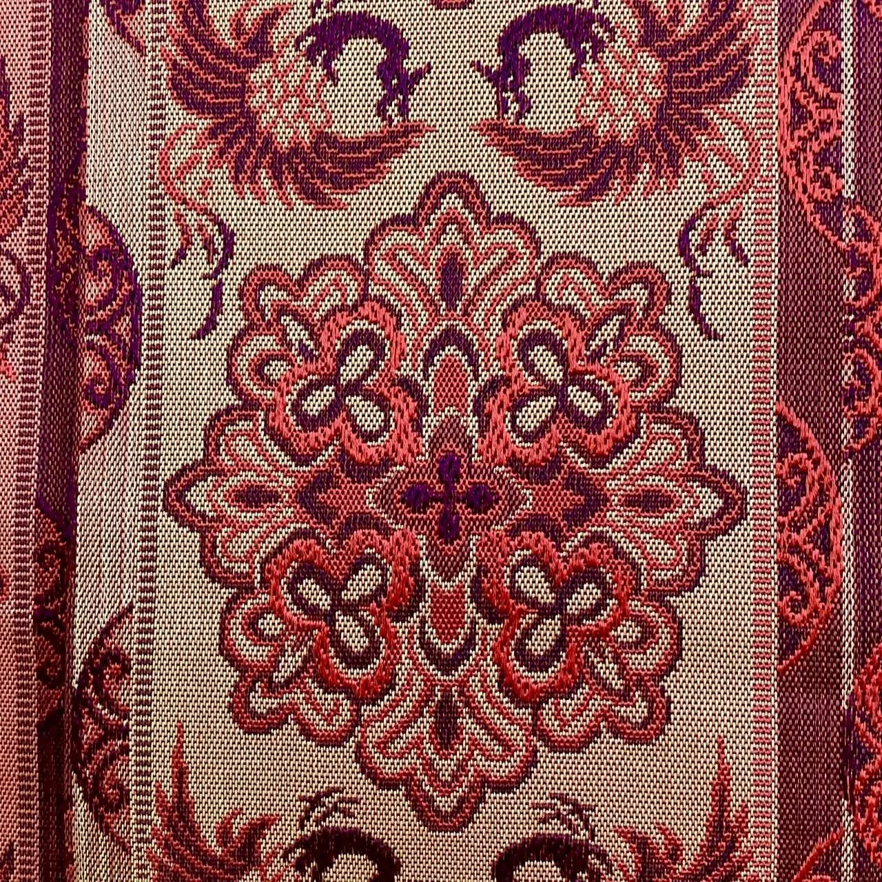 5714# Japanese Vintage Nagoya Obi Belt Kimono Fabric Silk Traditional