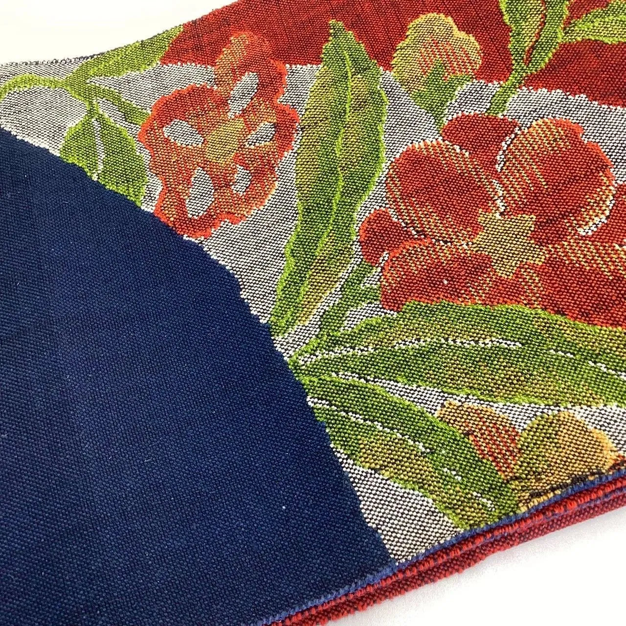 5669# Japanese Vintage Nagoya Obi Belt Kimono Pongee Fabric Silk Traditional
