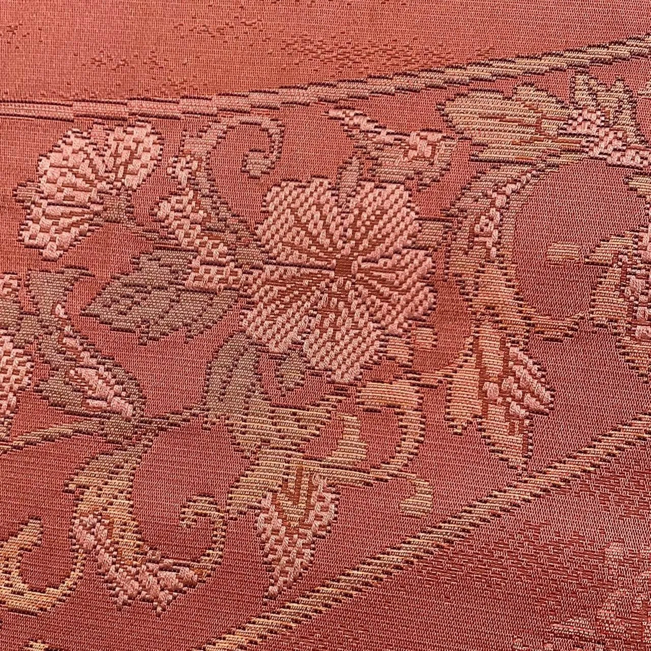 5720# Japanese Vintage Nagoya Obi Belt Kimono Fabric Silk Traditional