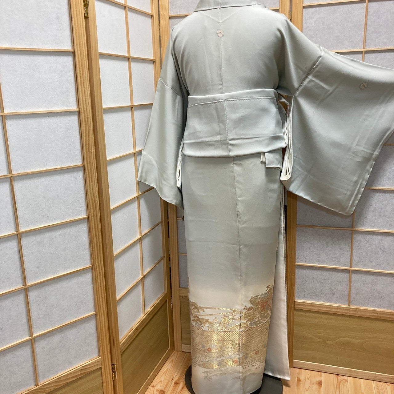 2880# Japanese Tomesode Kimono Vintage Womens Silk Fabric Robe Kimono only sold