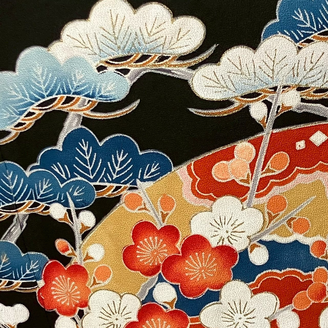 5835# Japanese Tomesode Kimono Vintage Womens Silk Fabric Robe Kimono only sold