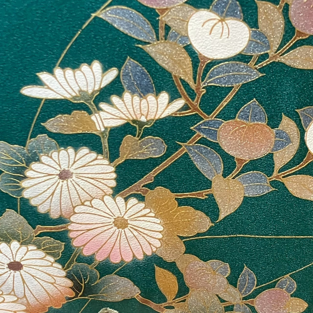 6121# Japanese Kimono Vintage Womens Silk Fabric Robe Kimono only sold