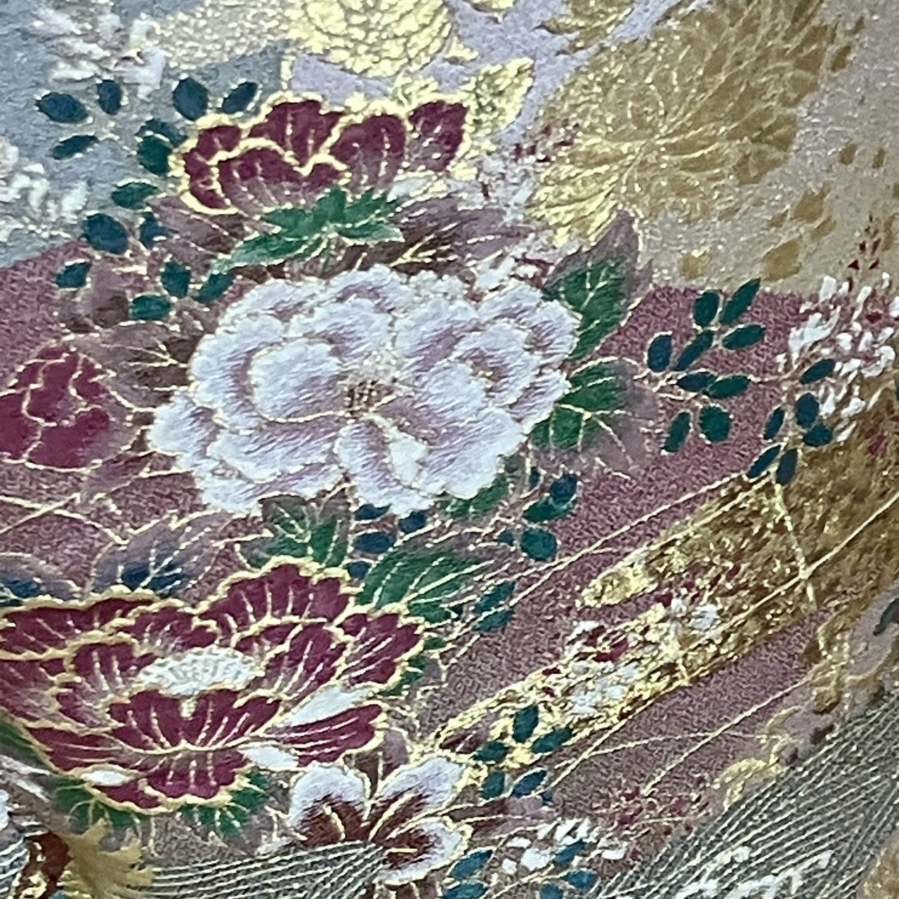 6128# Japanese Tomesode Kimono Vintage Womens Silk Fabric Robe Kimono only sold