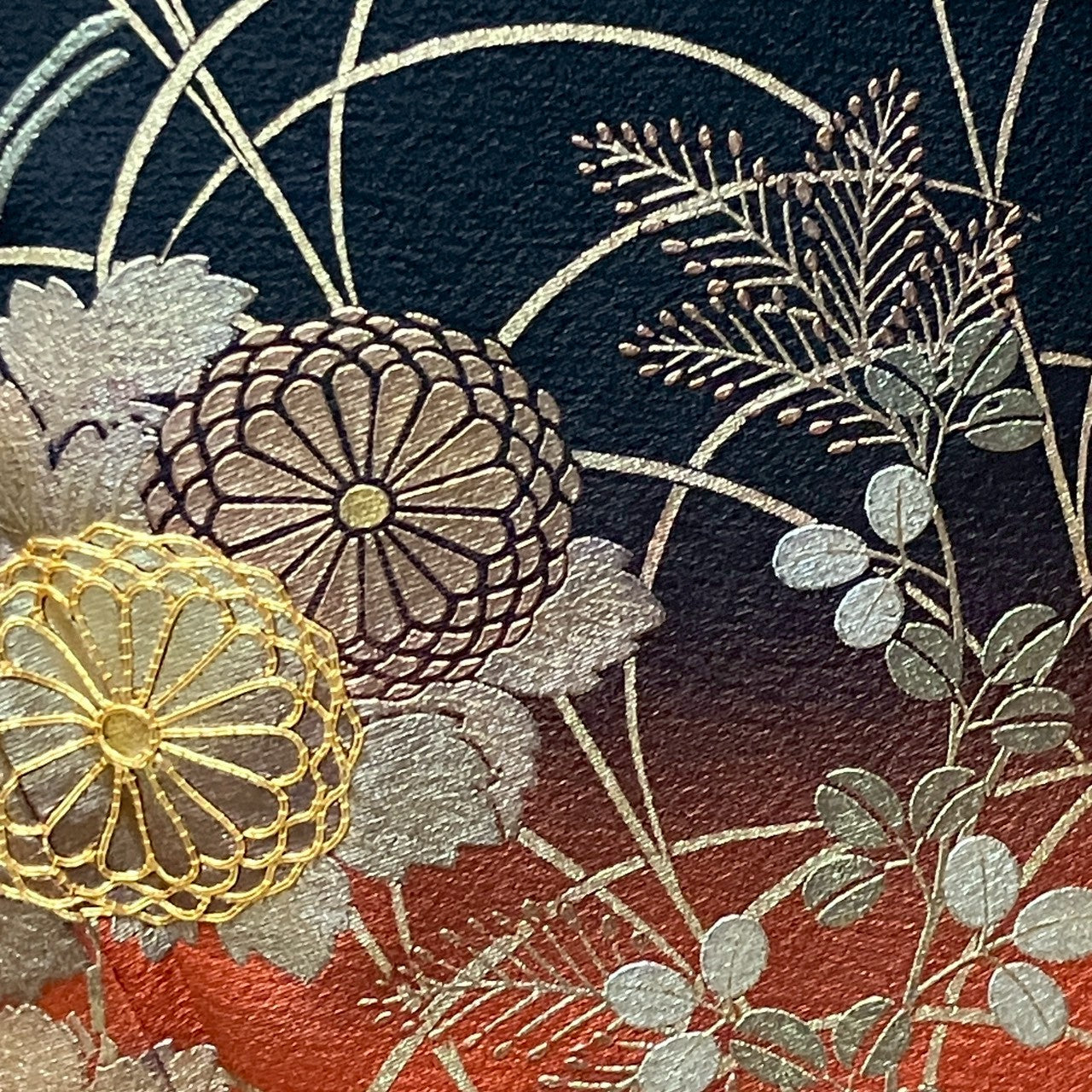 6173# Japanese Tomesode Kimono Vintage Womens Silk Fabric Robe Kimono only sold