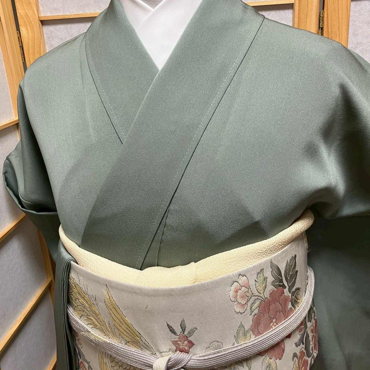6175# Japanese Tomesode Kimono Vintage Womens Silk Fabric Robe Kimono only sold