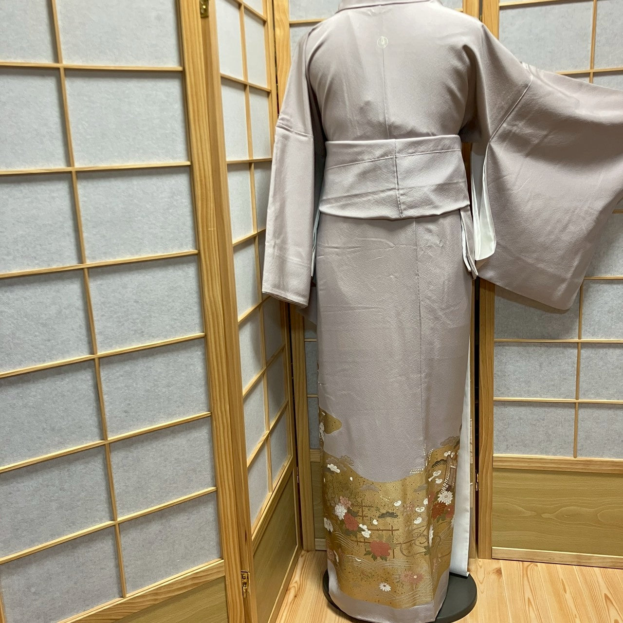 6176# Japanese Tomesode Kimono Vintage Womens Silk Fabric Robe Kimono only sold