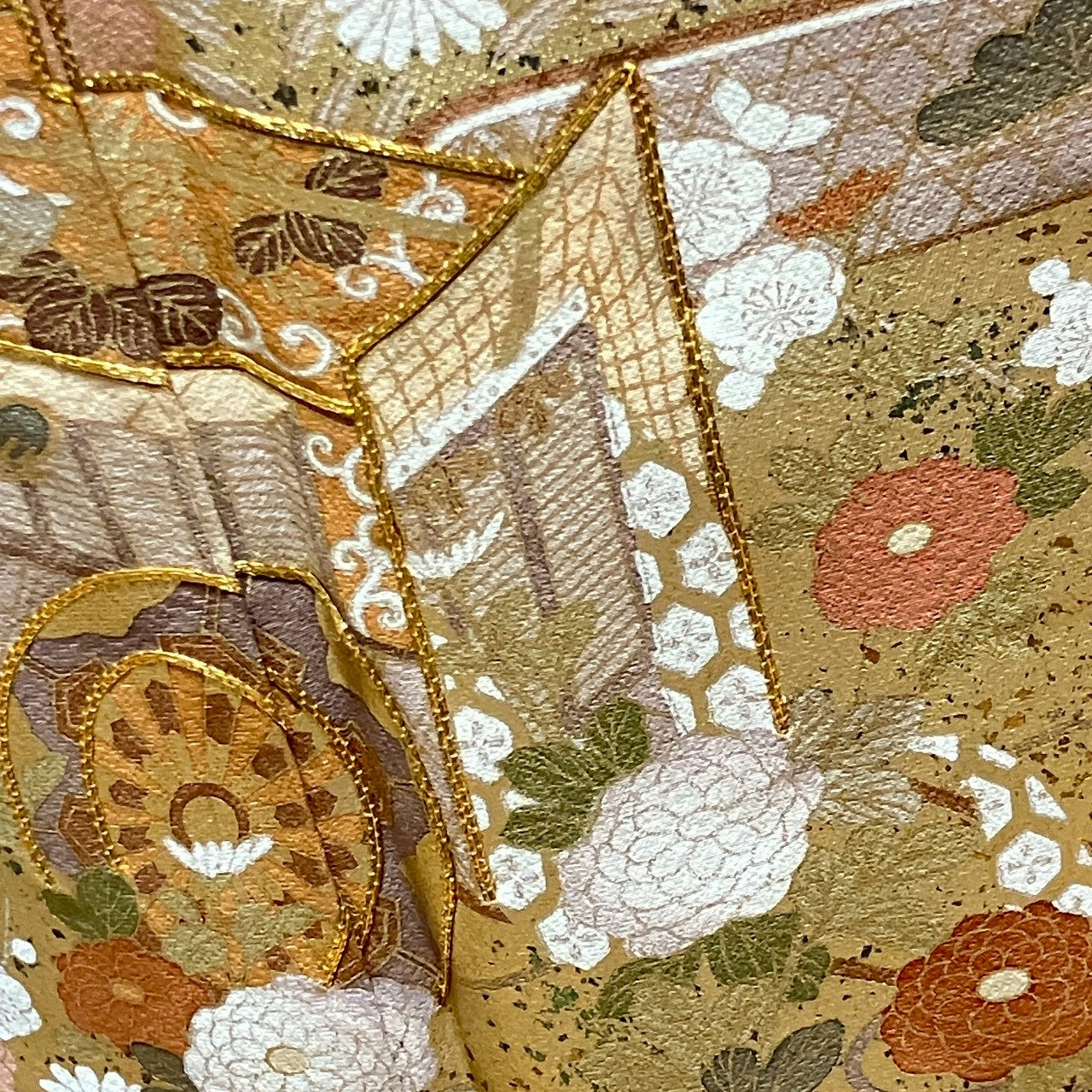 6176# Japanese Tomesode Kimono Vintage Womens Silk Fabric Robe Kimono only sold