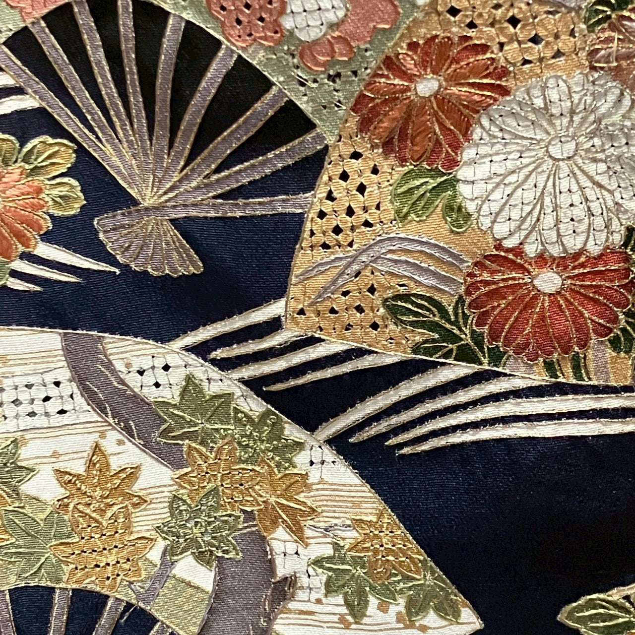 6146# Japanese Tomesode Kimono Vintage Womens Silk Fabric Robe Kimono only sold