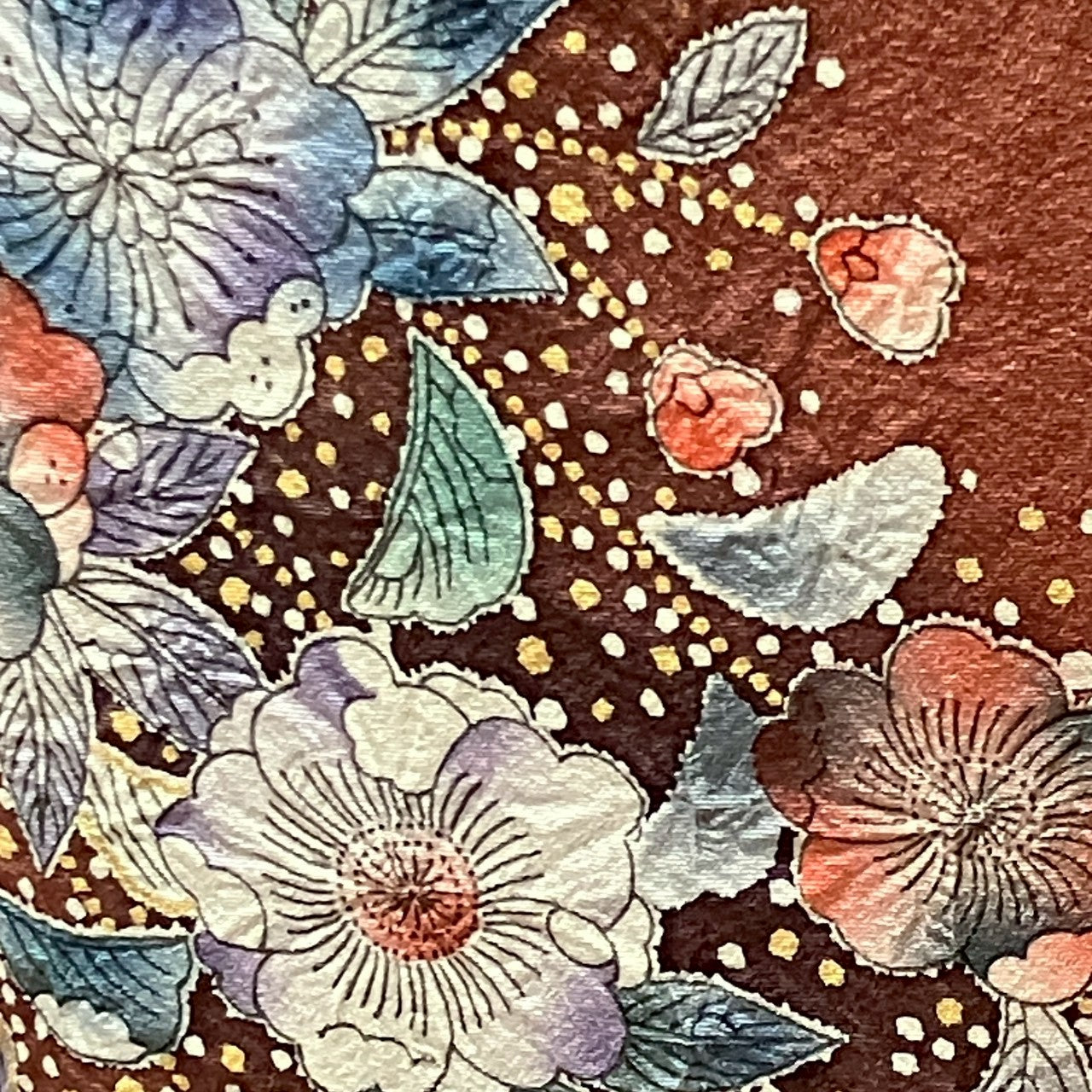 6143# Japanese Kimono Vintage Womens Silk Fabric Robe Kimono only sold Shiori