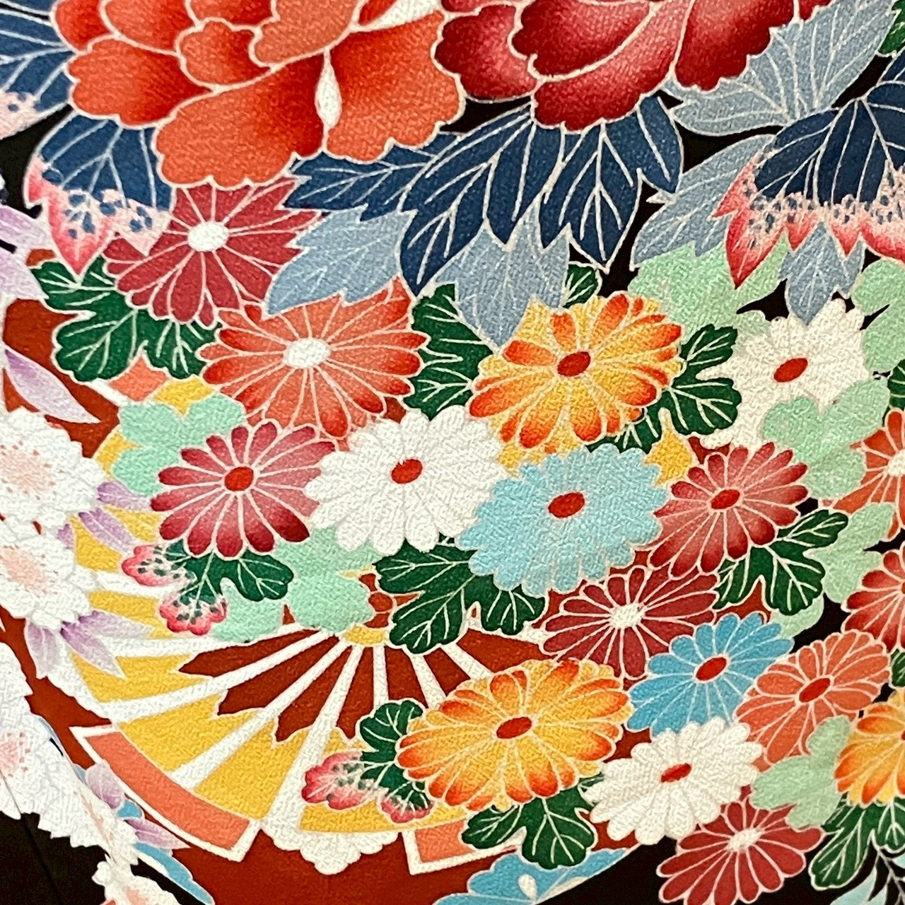 6434# Japanese Tomesode Kimono Vintage Womens Silk Fabric Robe Kimono only sold