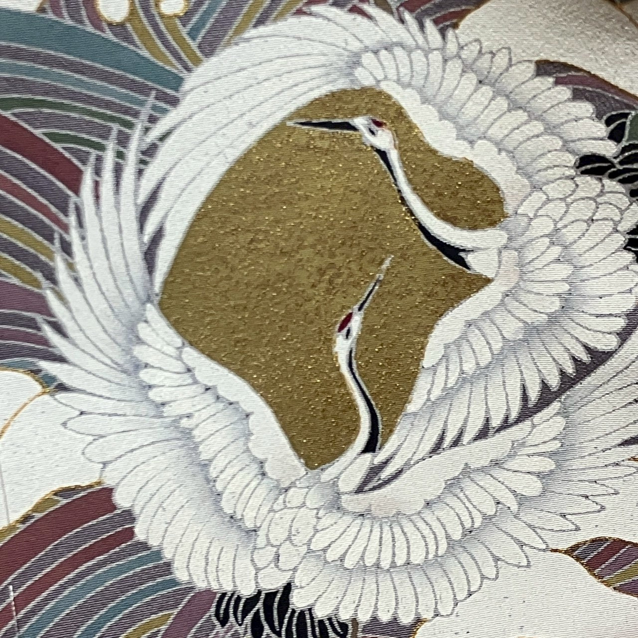 6447# Japanese Tomesode Kimono Vintage Womens Silk Fabric Robe Kimono only sold