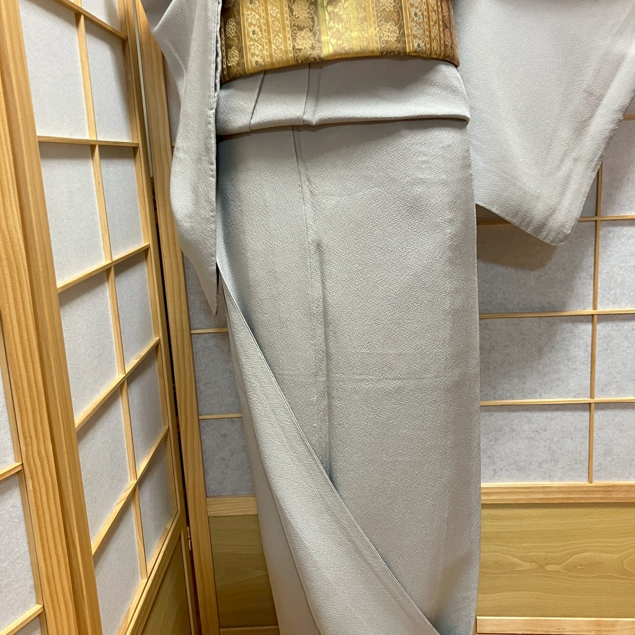 6440# Japanese Kimono Vintage Womens Silk Fabric Robe Kimono only sold