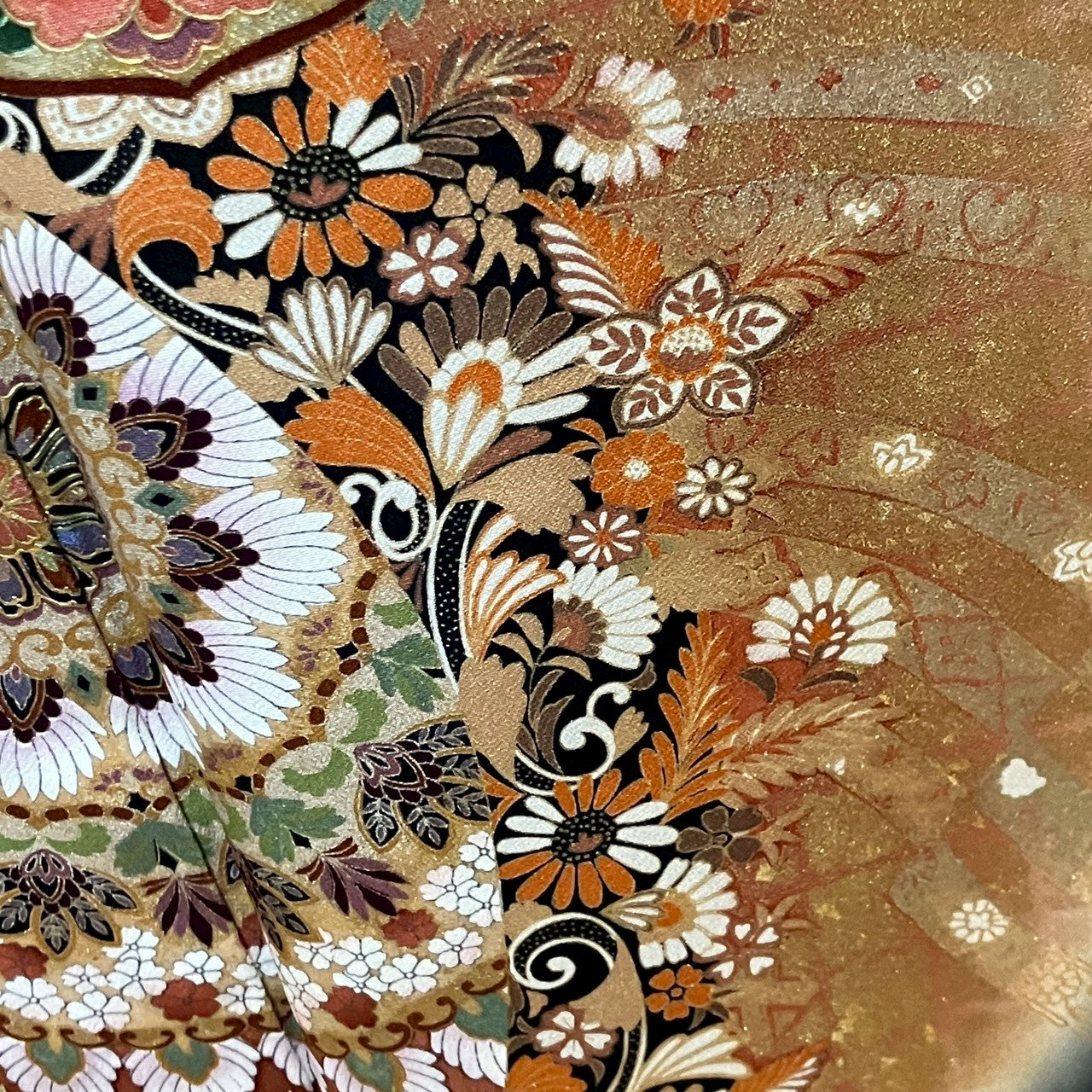 6442# Japanese Tomesode Kimono Vintage Womens Silk Fabric Robe Kimono only sold