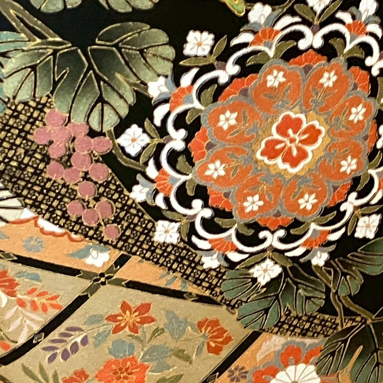 6451# Japanese Tomesode Kimono Vintage Womens Silk Fabric Robe Kimono only sold