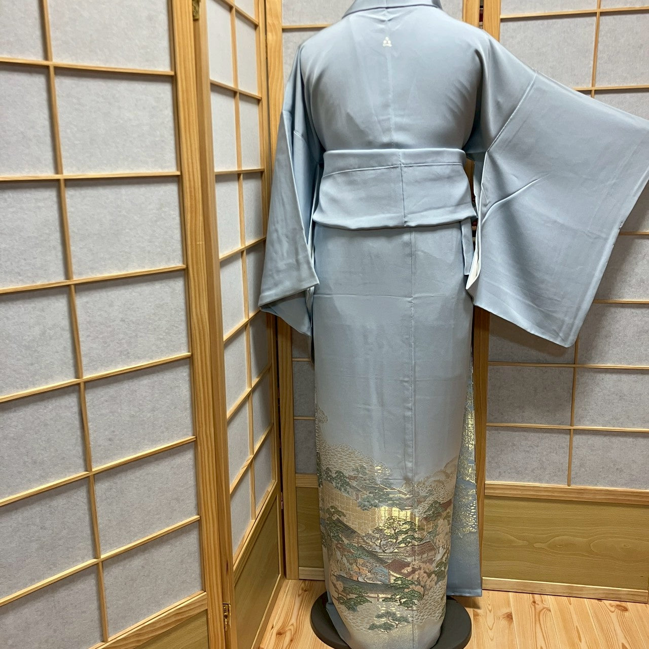 6481# Japanese Tomesode Kimono Vintage Womens Silk Fabric Robe Kimono only sold