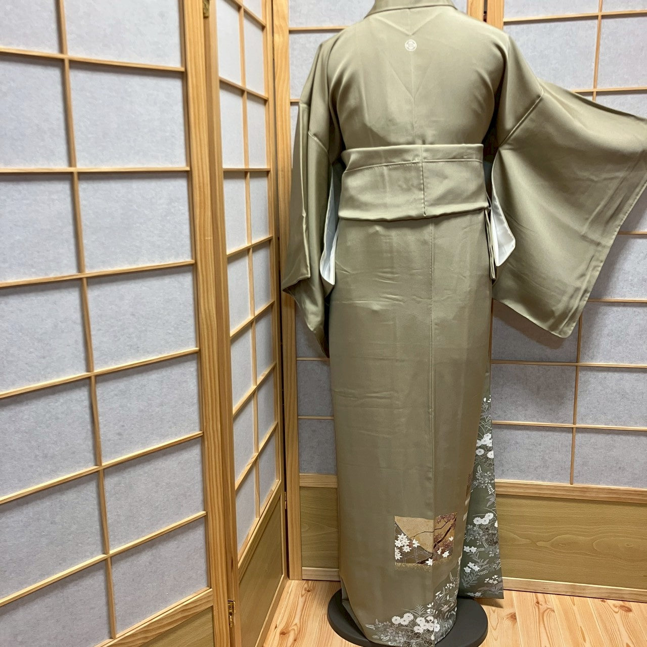 6484# Japanese Tomesode Kimono Vintage Womens Silk Fabric Robe Kimono only sold