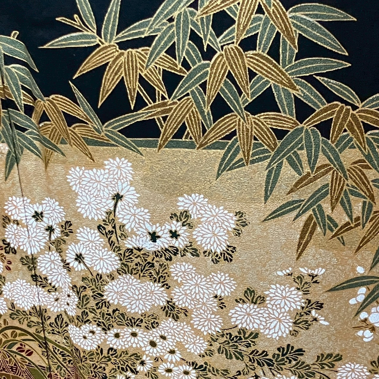 6457# Japanese Tomesode Kimono Vintage Womens Silk Fabric Robe Kimono only sold