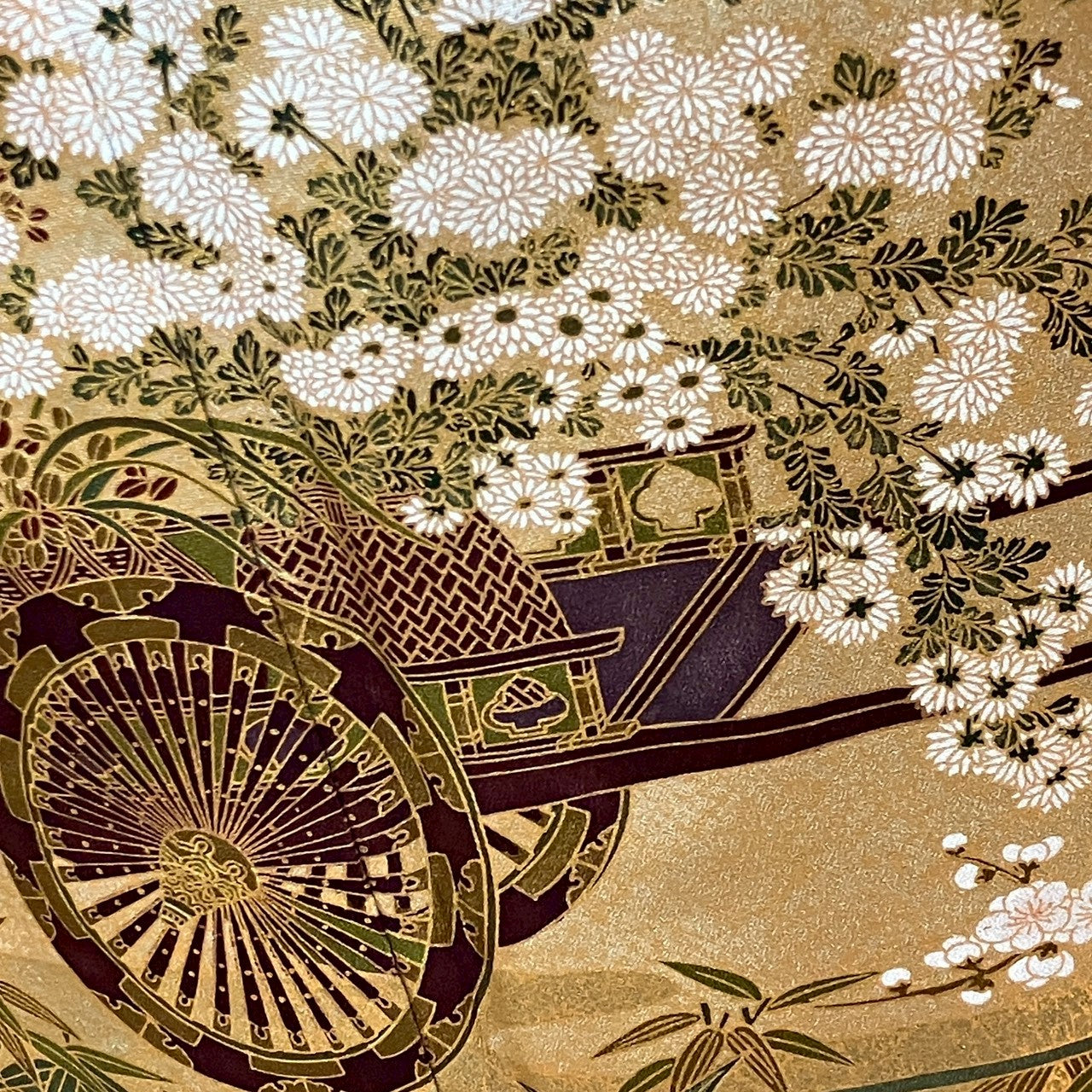 6457# Japanese Tomesode Kimono Vintage Womens Silk Fabric Robe Kimono only sold