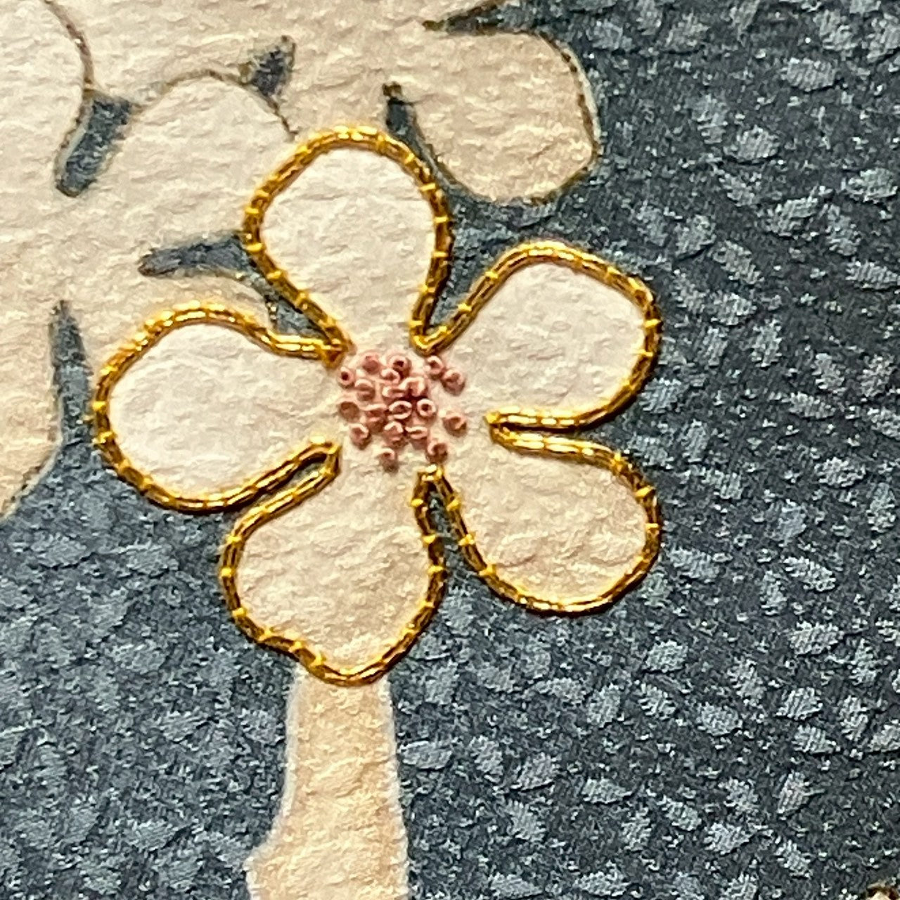 6795# Japanese Kimono Vintage Womens Silk Fabric Robe Kimono only sold