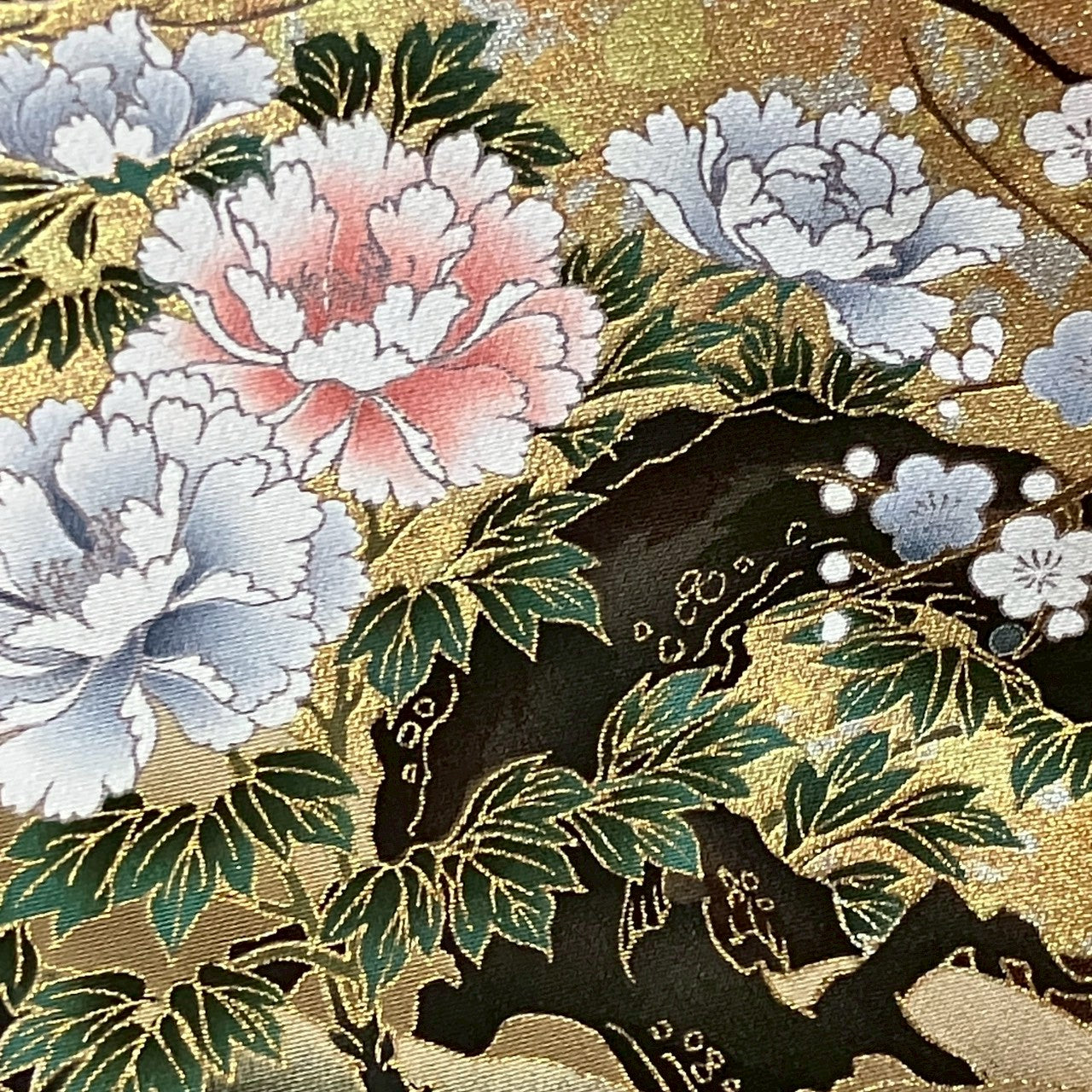 6820# Japanese Tomesode Kimono Vintage Womens Silk Fabric Robe Kimono only sold