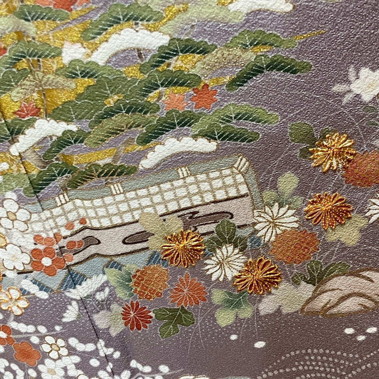 7071# Japanese Tomesode Kimono Vintage Womens Silk Fabric Robe Kimono only sold