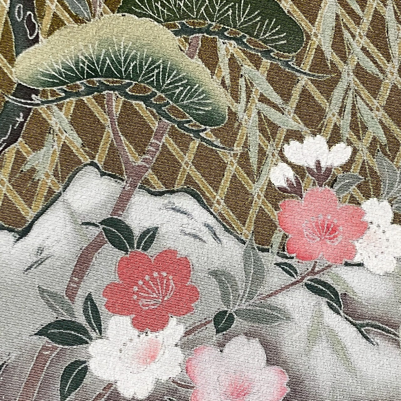 7096# Japanese Tomesode Kimono Vintage Womens Silk Fabric Robe Kimono only sold