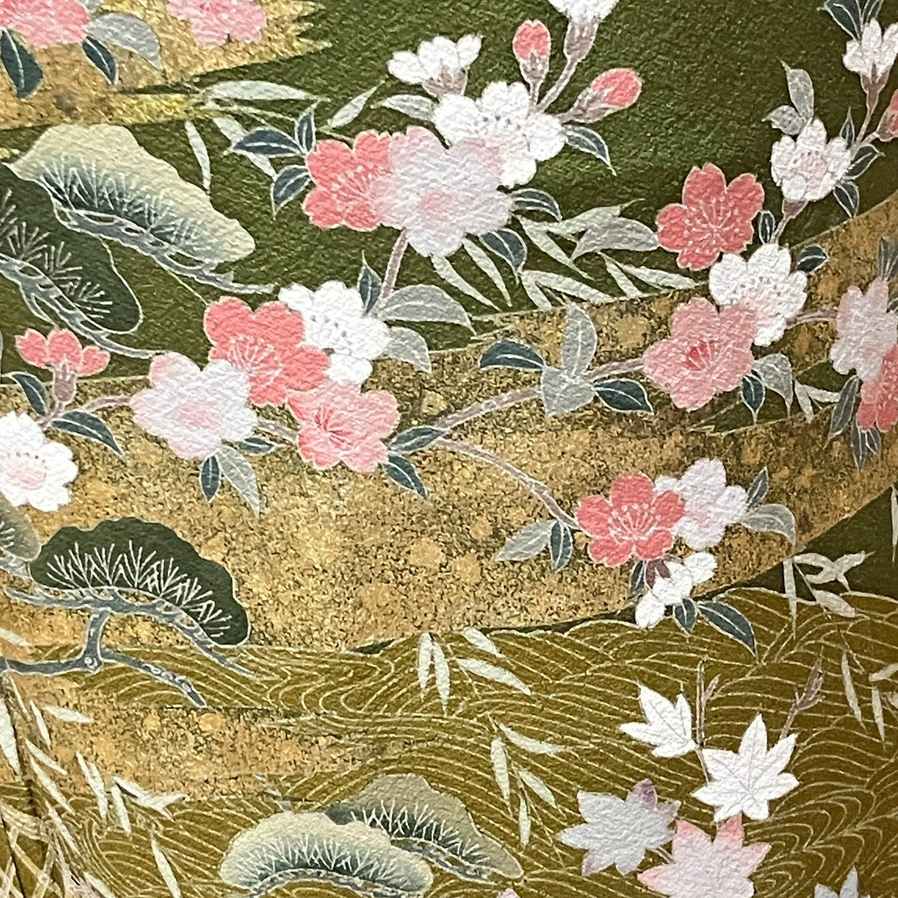 7096# Japanese Tomesode Kimono Vintage Womens Silk Fabric Robe Kimono only sold