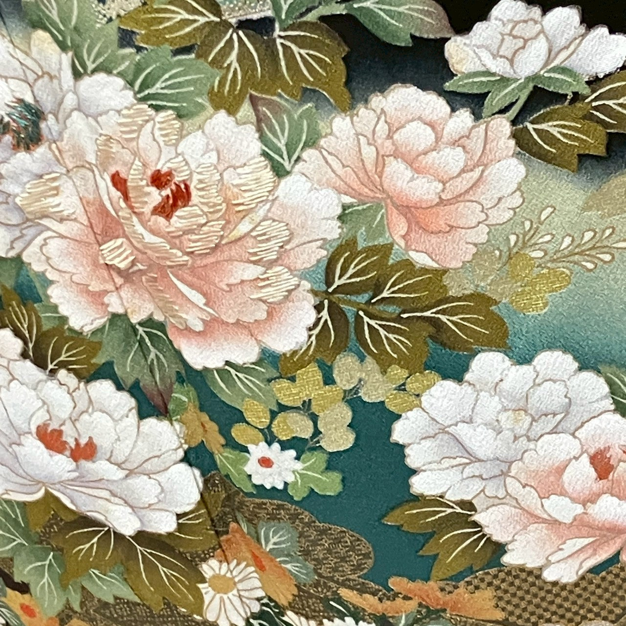 7078# Japanese Tomesode Kimono Vintage Womens Silk Fabric Robe Kimono only sold