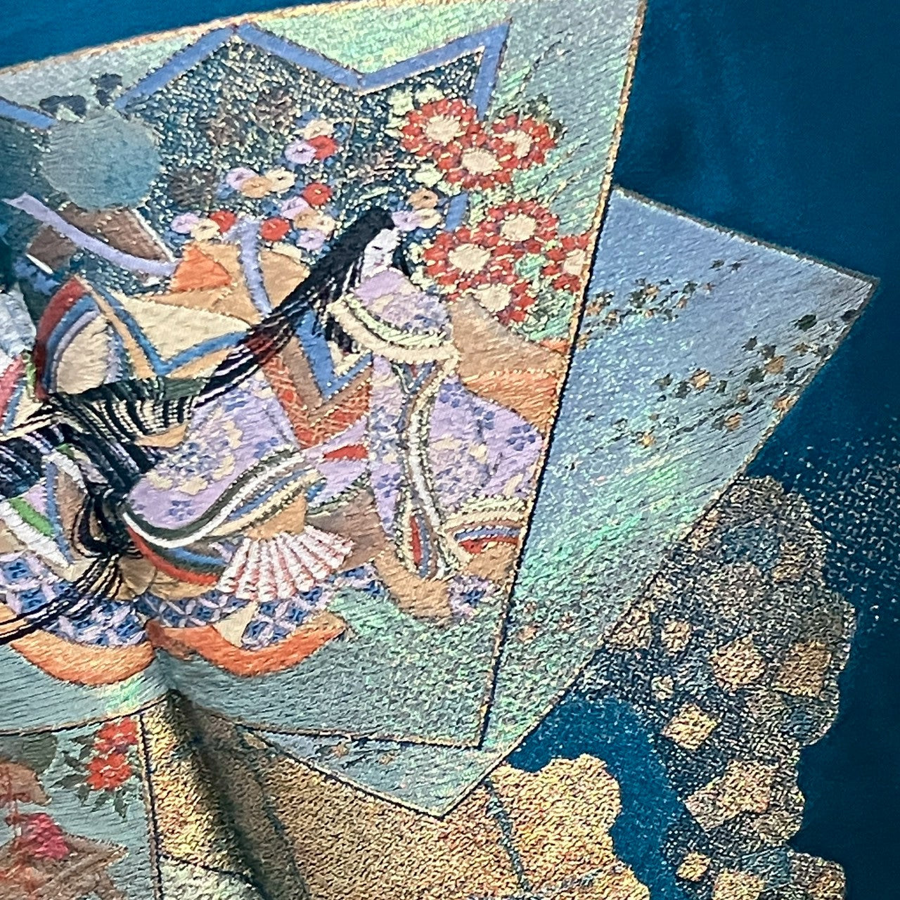 7094# Japanese Tomesode Kimono Vintage Womens Silk Fabric Robe Kimono only sold