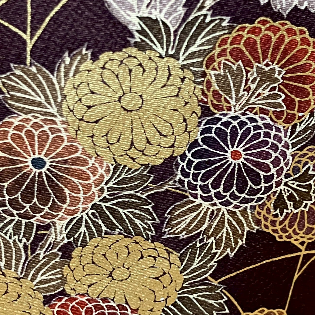 7102# Japanese Kimono Vintage Womens Silk Fabric Robe Kimono only sold