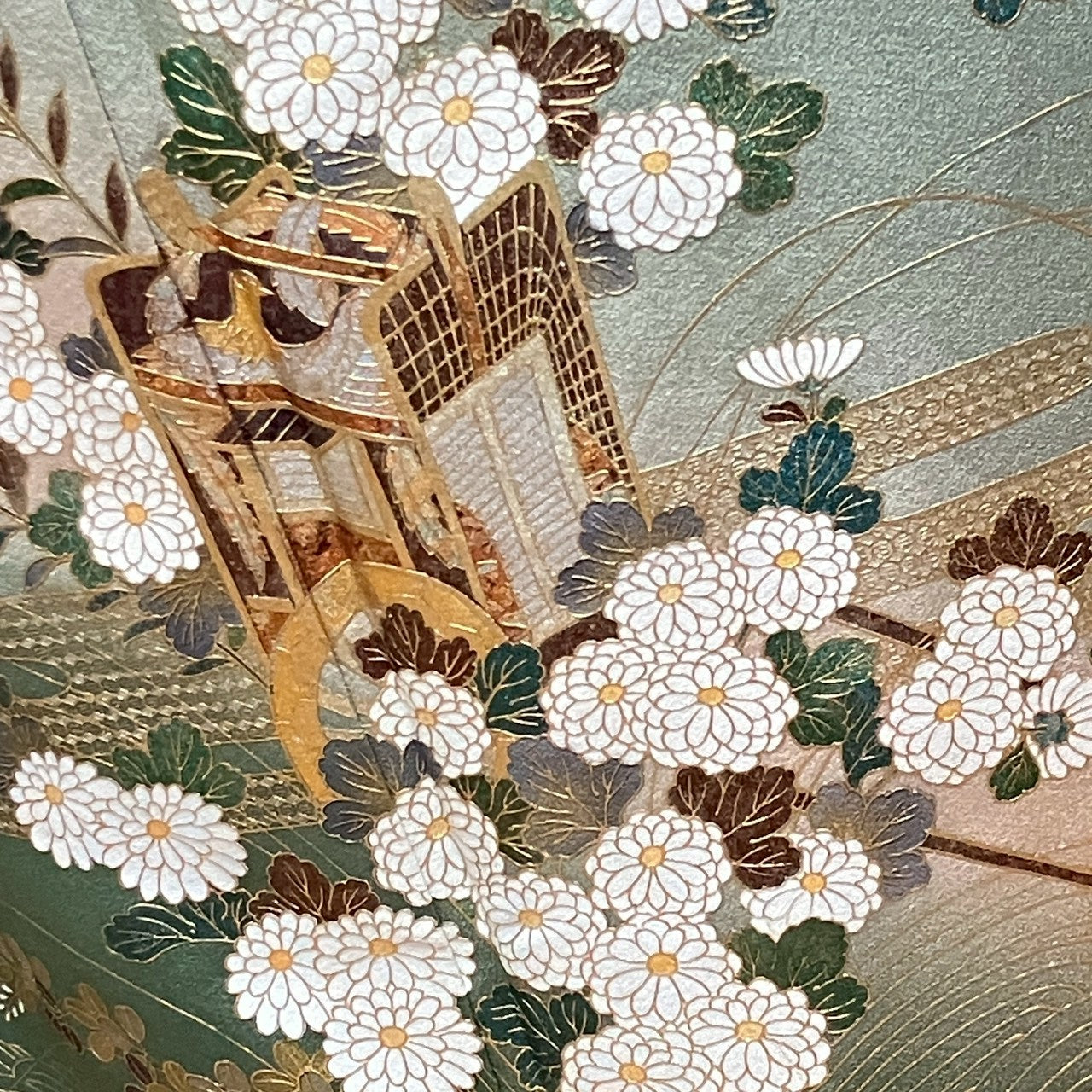 7104# Japanese Kimono Vintage Womens Silk Fabric Robe Kimono only sold