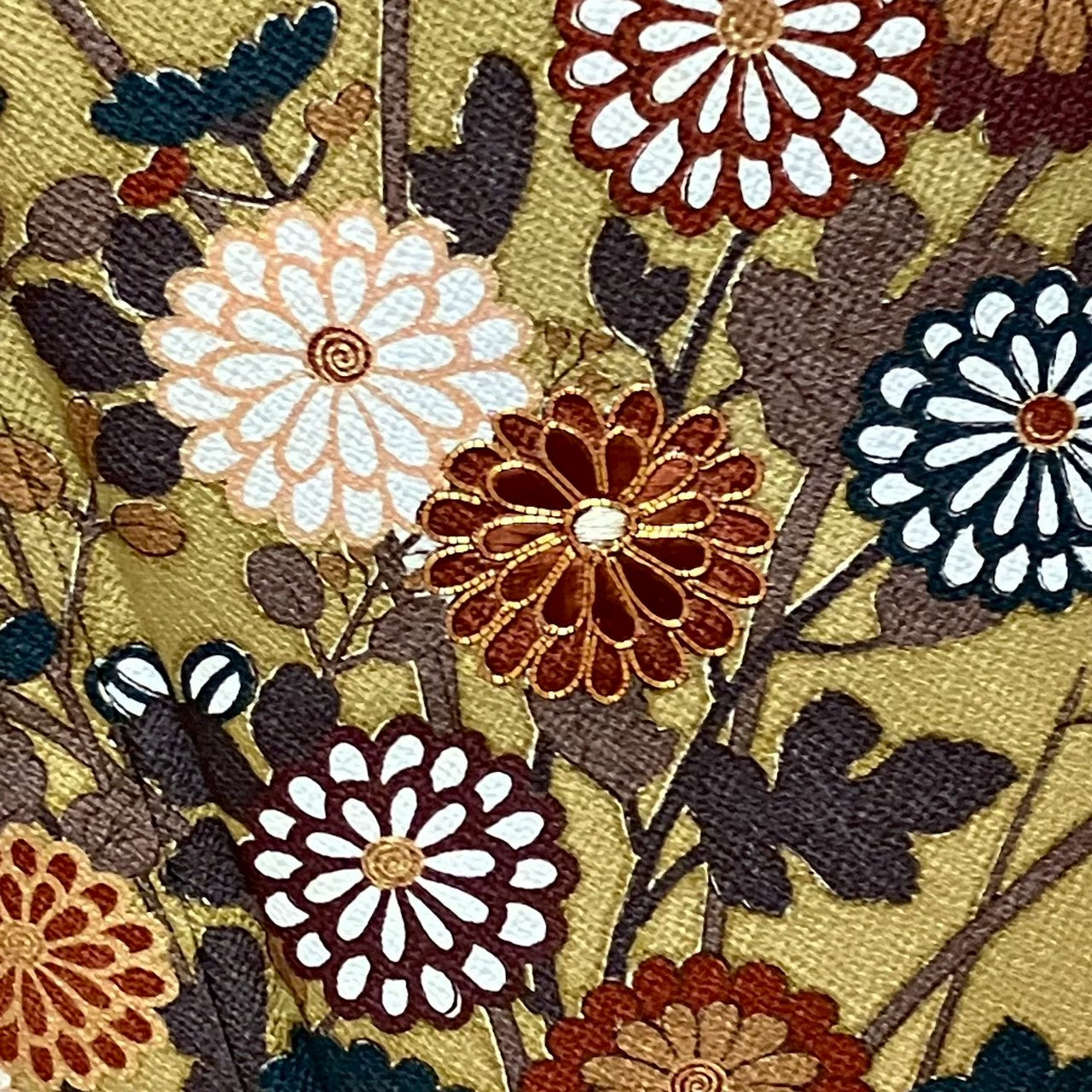 7098# Japanese Kimono Vintage Womens Silk Fabric Robe Kimono only sold