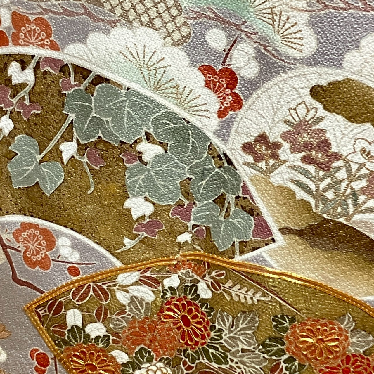 7111# Japanese Tomesode Kimono Vintage Womens Silk Fabric Robe Kimono only sold