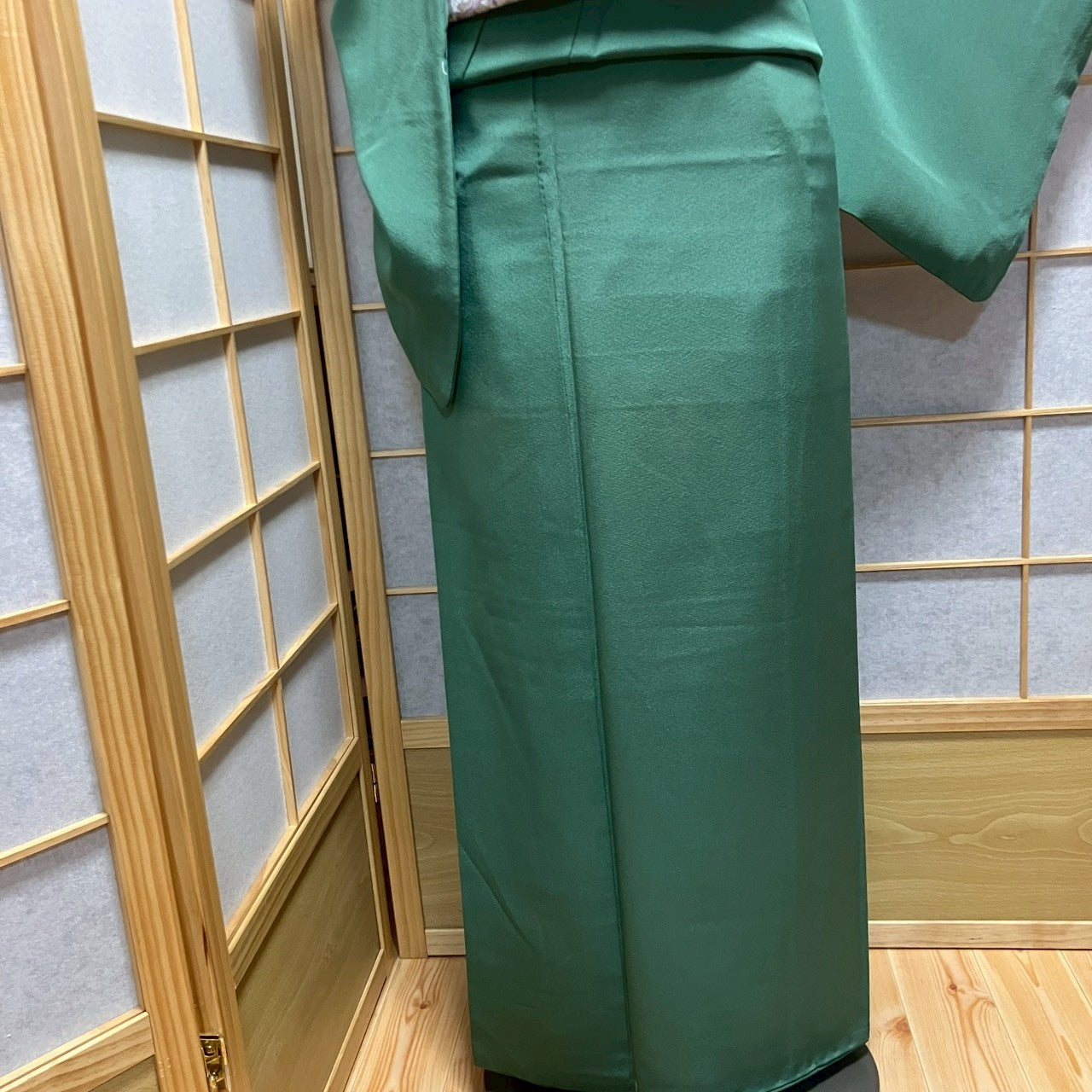6765# Japanese Plain Kimono Vintage Womens Silk Fabric Robe Kimono only sold