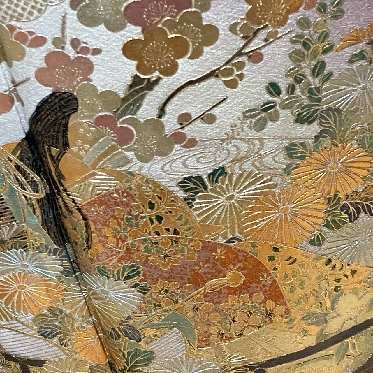 6767# Japanese Tomesode Kimono Vintage Womens Silk Fabric Robe Kimono only sold