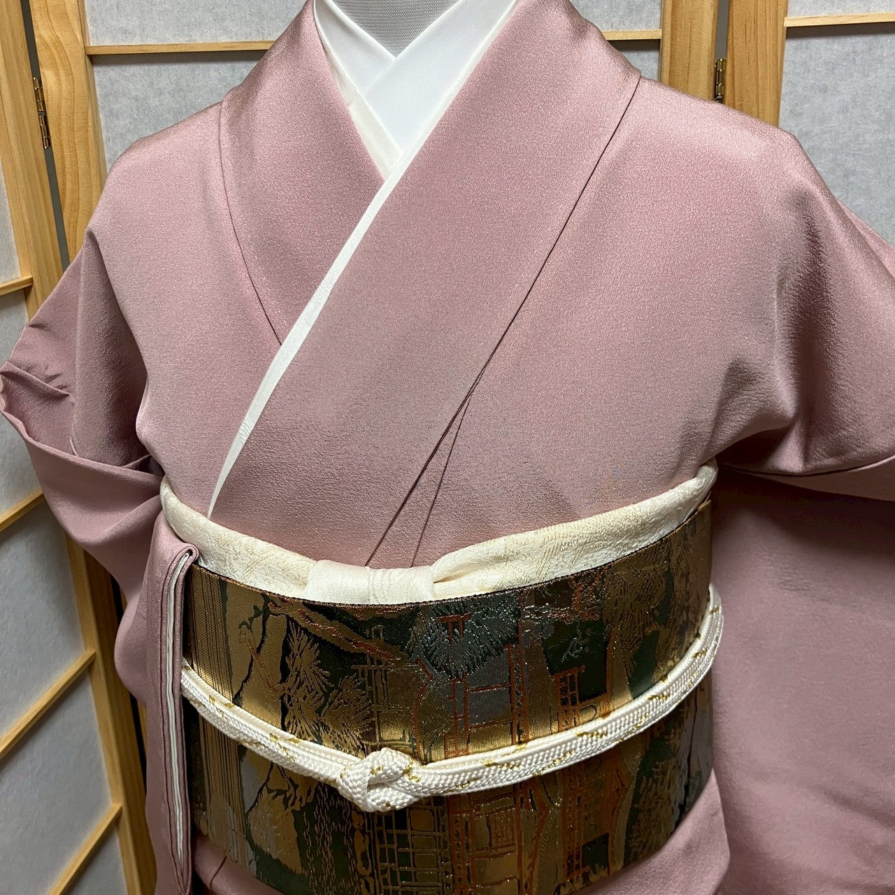 6767# Japanese Tomesode Kimono Vintage Womens Silk Fabric Robe Kimono only sold