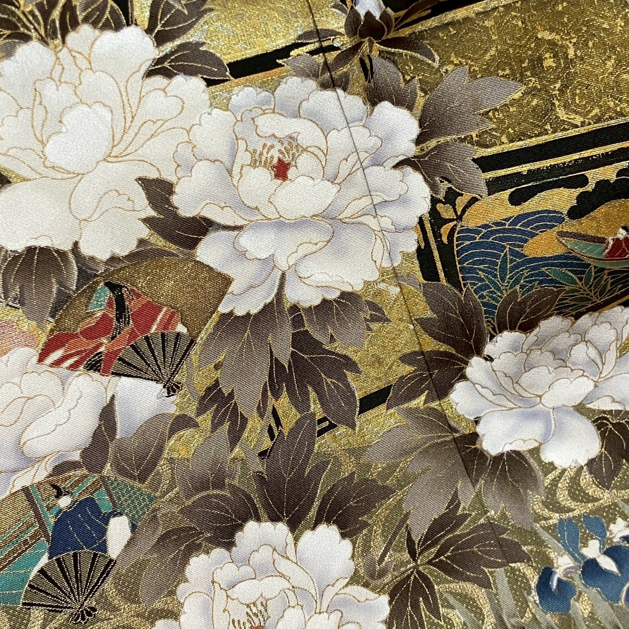 6768# Japanese Tomesode Kimono Vintage Womens Silk Fabric Robe Kimono only sold