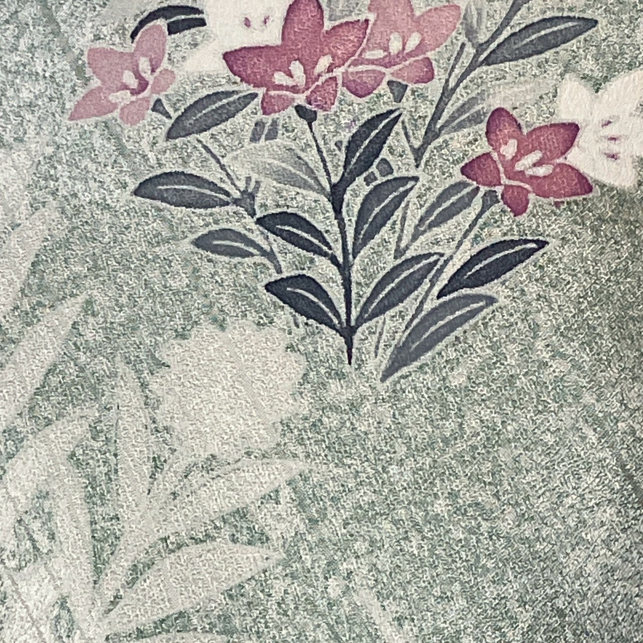 6769# Japanese Kimono Vintage Womens Silk Fabric Robe Kimono only sold Purple